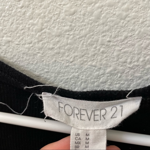 Forever 21 tank top black medium - Picture 3 of 4